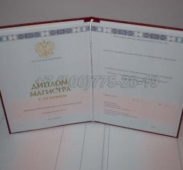 Красный Диплом Магистра 2016г в Иркутске