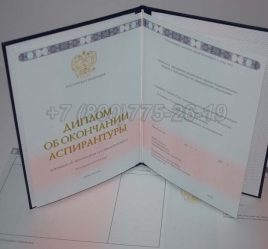 Диплом Аспирантуры 2024г в Иркутске