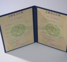 Диплом о Высшем Образовании Туркменской ССР в Иркутске